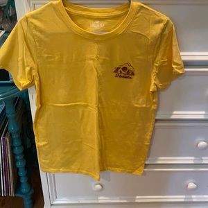 a cute short-sleeved top from hollister!